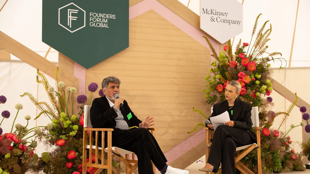 James Caan speaking: Founders Forum Global, with McKinsey & Company